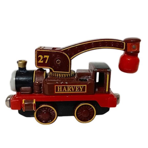 Harvey Thomas the Tank Engine & Friends Metal Diecast Train 2003 Maroon Gold Red - Picture 9 of 16